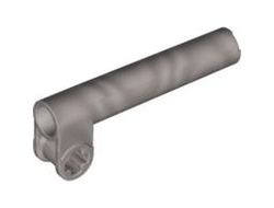 Technic, Axle and Pin Connector Perpendicular with Extension, Flat Silver (53586 / 4609612 / 6129364 / 6323657 / 6395637)