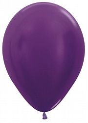 Шар (5&#039;&#039;/13 см) Фиолетовый (551), металлик, 100 шт.