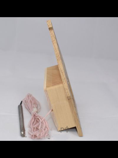 Высокотемпературный термометр для бани ТЭС-ЛЮКС Pt "Домик" в корпусе из липы с герметичным датчиком