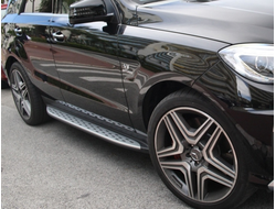 Пороги OEM на Mercedes-Benz GLE (2015-2018)