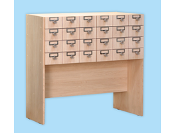 Шкаф картотечный. 24 ящика.