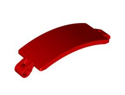 Technic, Panel Curved 3 x 9, Red (5427 6563618)