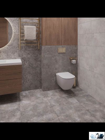 Плитка Belani Cornion дымчатый 30х60 см, настенная, Береза керамика