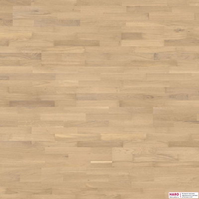 Паркетная доска Haro Дуб Песочно-Белый 538923 3-пол масло-лак