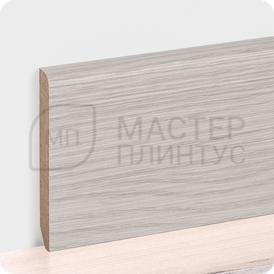 Плинтус МДФ в ламинированной пленке TeckWood 80х10мм. Дуб нобл