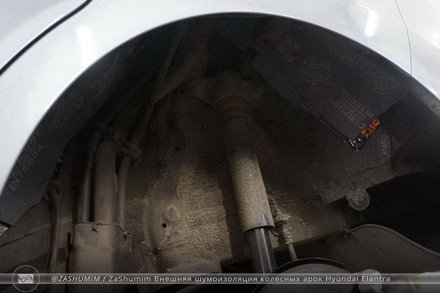 Шумоизоляция арок хендай акцент тагаз