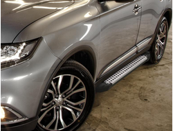 Пороги на Mitsubishi Outlander (2012-2015) Bmw-style V2