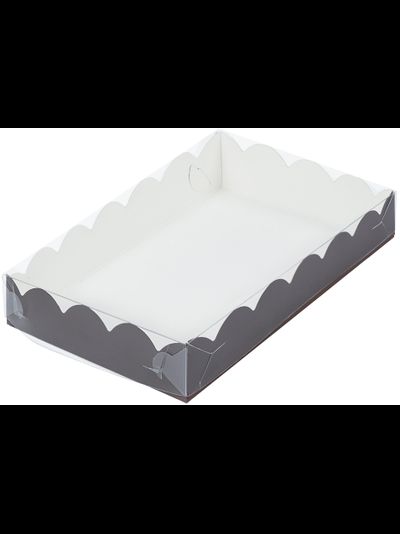 Коробка для печенья/пряников с прозр. кр. (шоколад), 155*155*35мм