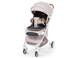 Коляска прогулочная Nuovita Giro Beige, Bianco/Бежевый, Белый