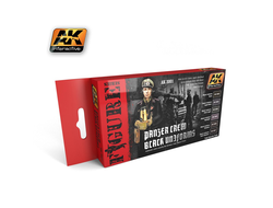 AK-Interactive: Набор акриловых красок: Чёрная униформа танковых экипажей