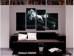 Модульная картина "Среди волков"