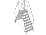 Двухсторонняя лестница-платформа KRAUSE