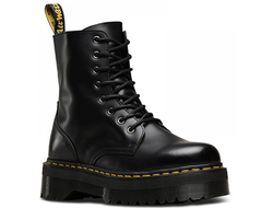 DR MARTENS 1460 JADON BLACK С ЧЕРНЫМ МЕХОМ