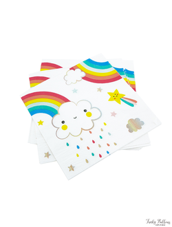 Салфетки "Радуга с облаками"