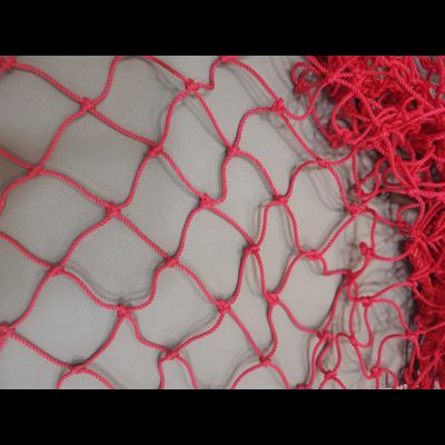 Сетка заградительная, яч. 40×40мм, Ø 2,2 мм, цвет красный, узловая 0,8х1,5 м.