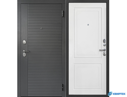 Дверь входная металлическая Гарда 2МДФ Линии купить в Челябинске | КВИРТЕК