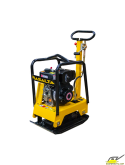 Виброплита реверсивная Masalta MS125-1 дизельная (Kama KM173F, 5,5 л.с., 137 кг, колеса)