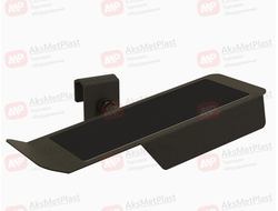 MB-F210 Подставка под обувь  для профиля и колонны системы Базис/Canalina/Global регулируемый наклон черный шагрень