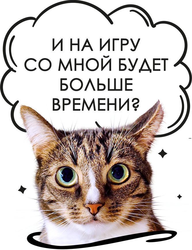 Одноразовый лоток с наполнителем экономит все ресурсы, а значит у вас будет время на игру с котиком!