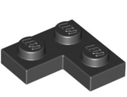Plate 2 x 2 Corner, Black (2420 / 242026)
