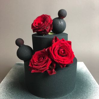 Чёрный велюр