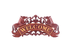 Модель № W109: панно "Welcome" с конями