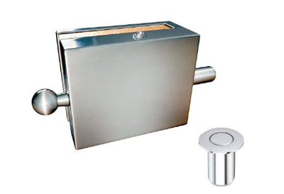 ID400 Шпингалет без вырезов на стекле