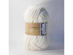 Пряжа Пехорка Осенняя Состав:  Шерсть - 25%, акрил - 75%  Метраж:  150 м.  Вес мотка:  200 гр. Белая