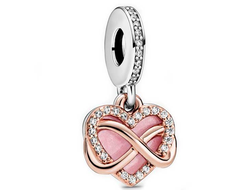 Кулон Сверкающее сердце бесконечность Rose Артикул: 788878C01