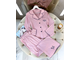 Пижама Виктория Сикрет в рубчик цвет розовый