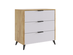 Спальня АДАМ - Комод Дуб Крафт Золотой/Белое дерево
