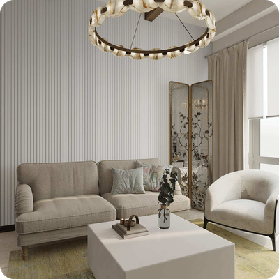 Декоративная стеновая панель Grace 3D RAIL Белый