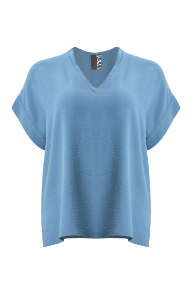 Топ с угловым вырезом цвета индиго