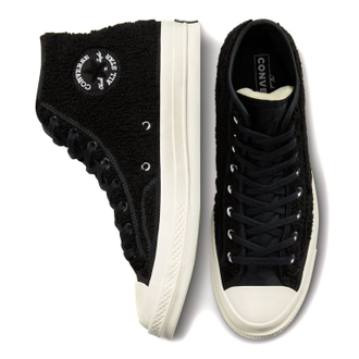 Зимние кеды Converse Chuck 70 Sherpa черные