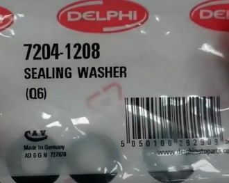 DELPHI 7204-1208 Шайба пламегасительная (комплект 6 шт.)