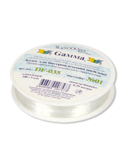 Леска для бисера DF-035 Gamma/Zlatka  0.35 мм