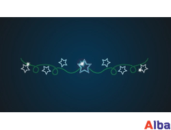 Перетяжка уличная Звезды-2