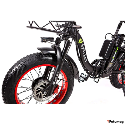 Электровелосипед Syccyba H2 (F11) DUAL 23AH красный