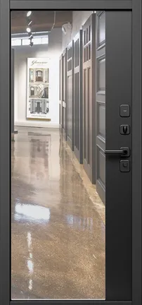 Зеркало фацет черный кварц панель