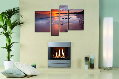 Модульная картина "Закат в раю"