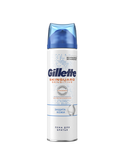 Пена для бритья Gillette SkinGuard Sensitive Для чувствительной кожи, 250 мл