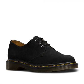 ПОЛУБОТИНКИ DR. MARTENS 1461 SOFT BUCK ЧЕРНЫЕ МУЖСКИЕ