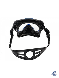 Маска с трубкой Sargan "ДАЙВА-С" черный/синий