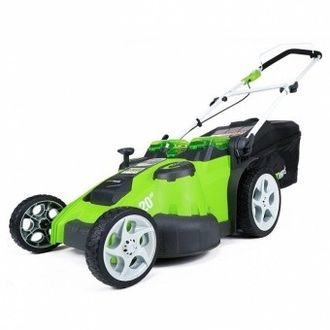 Газонокосилка Greenworks TwinForce G40LM49DB, 40v, 49 см, без АКБ и ЗУ