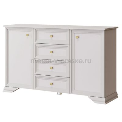 ЗБР081 Комод Орландо с дверками. Размер: 1480*899*458