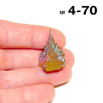 Висмут выращенный (кристалл) №4-70: 8,1г - 24*14*12мм