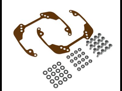 Переходные рамки для Infiniti G (2006 - 2011) под модуль Hella 3R/Hella 3 (Комплект, 2шт)