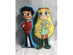 Подушки обнимашки Стар против сил зла Стар Баттерфляй и Марко Диаз