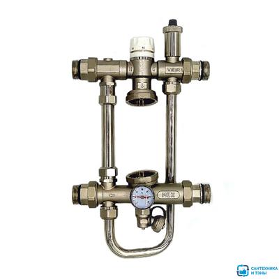 VR207 Насосно-смесительный узел для отоп. и теплого пола VIEIR