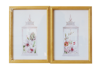 Набор постеров в раме из 3 шт.,  дерево, ПРН-180